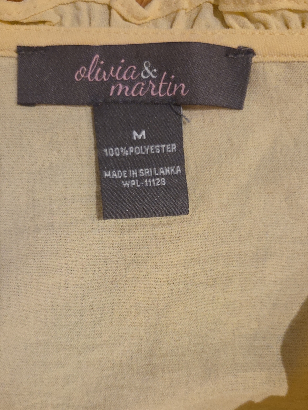 Pretty Yellow Ruffle Top - Picture 5 of 10